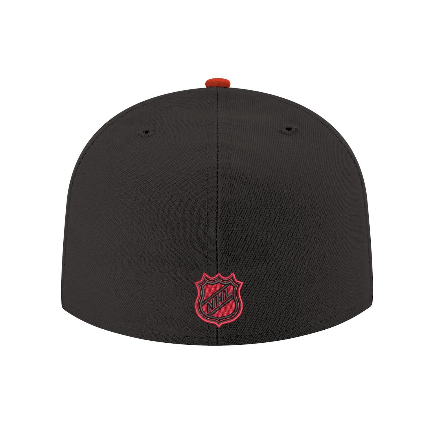 Men's Black Carolina Hurricanes Core Logo Two-Tone 59FIFTY Fitted Hat