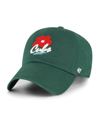 Men's and Women's Green Chicago Cubs Flora Gallery Clean Up Adjustable Hat