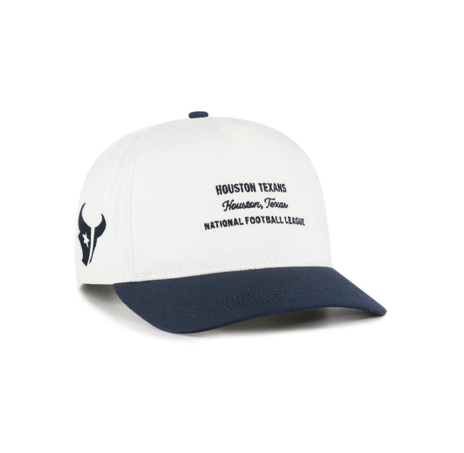 Men's White Houston Texans Contemporary Two-Tone Hitch Adjustable Hat