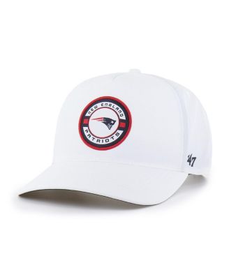 Men's White New England Patriots Strand Adjustable Hitch Hat
