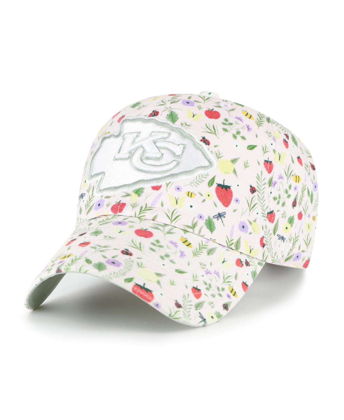 '47 Brand Big Girls Light Pink Kansas City Chiefs Posey Clean Up Adjustable Hat - Light Pink