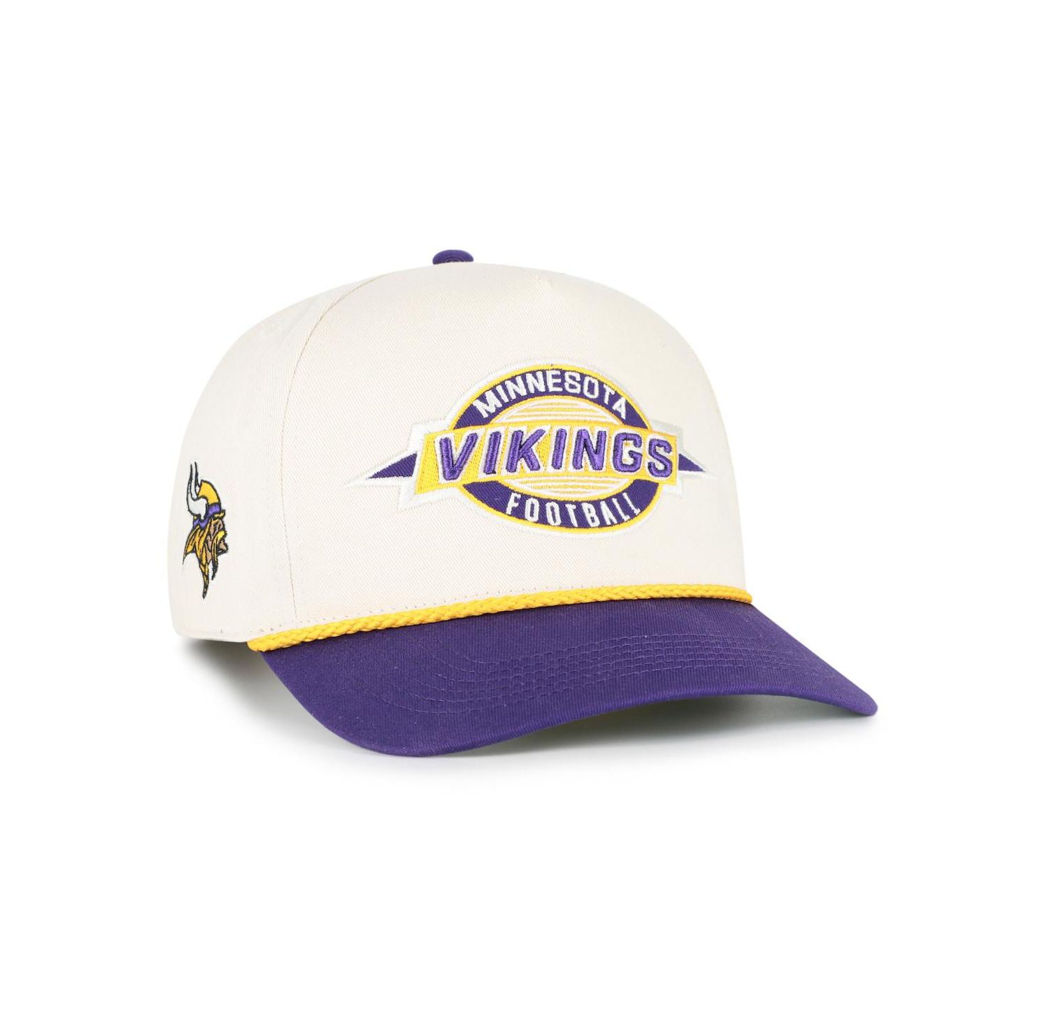 Men's Natural Minnesota Vikings Frame Out Two Tone Hitch Adjustable Hat