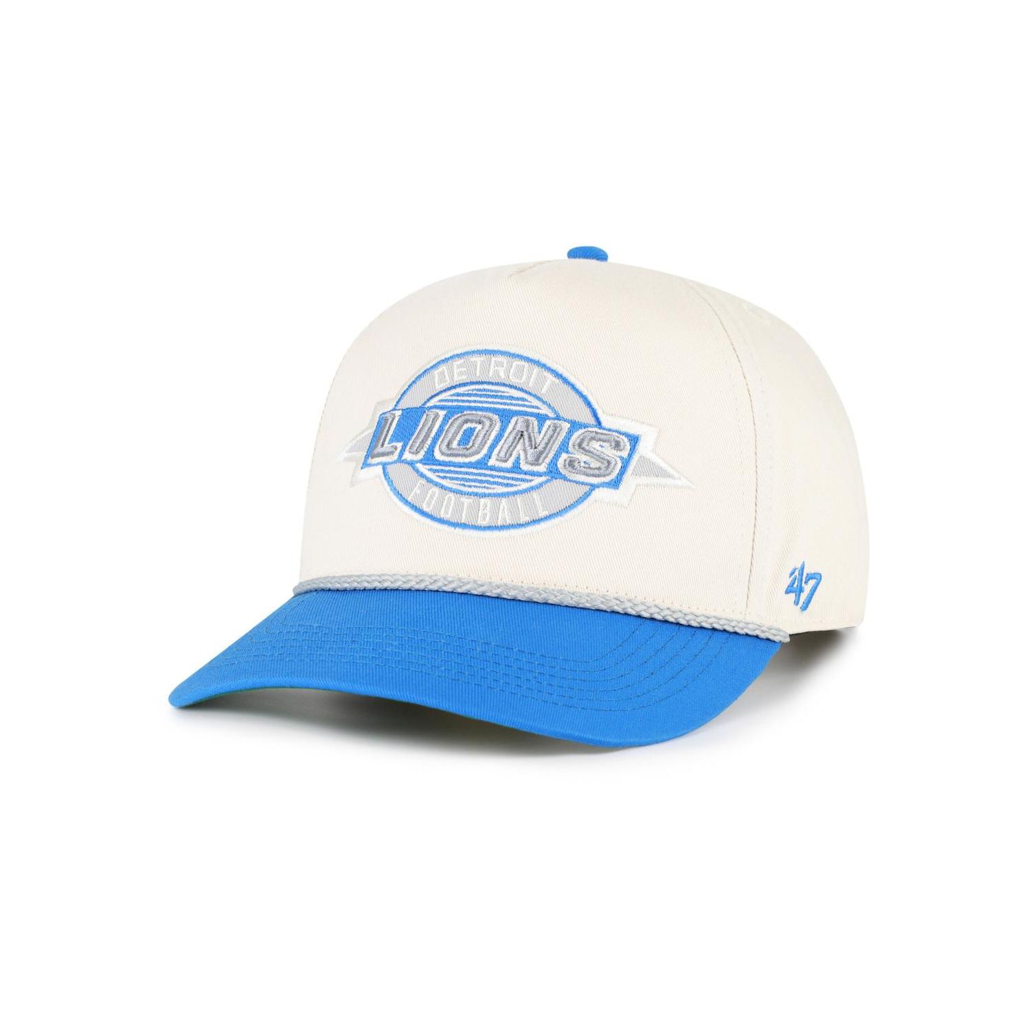 Men's Natural Detroit Lions Frame Out Two Tone Hitch Adjustable Hat