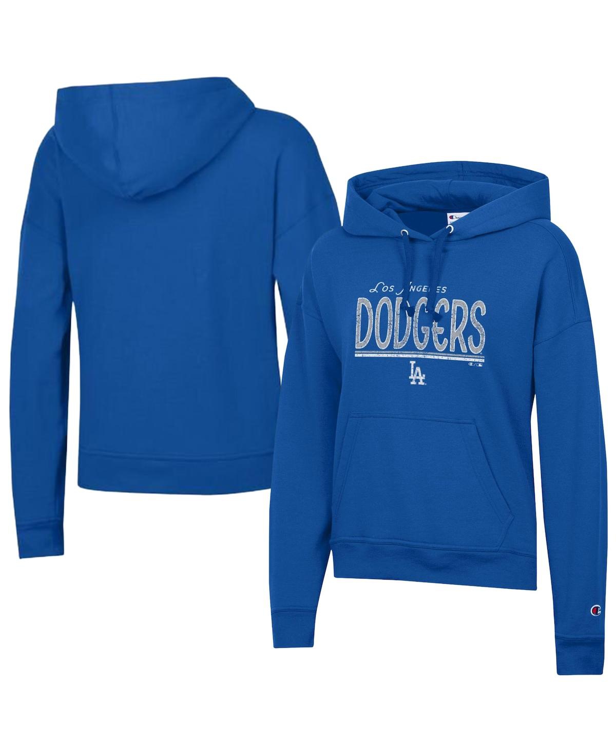 Champion Women's Royal Los Angeles Dodgers Powerblend Hoodie