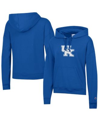 Women's Royal Kentucky Wildcats Powerblend Fleece Pullover Hoodie