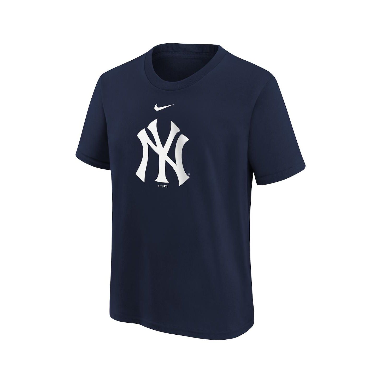 Детская футболка Nike Navy New York Yankees Large Logo — фото 2