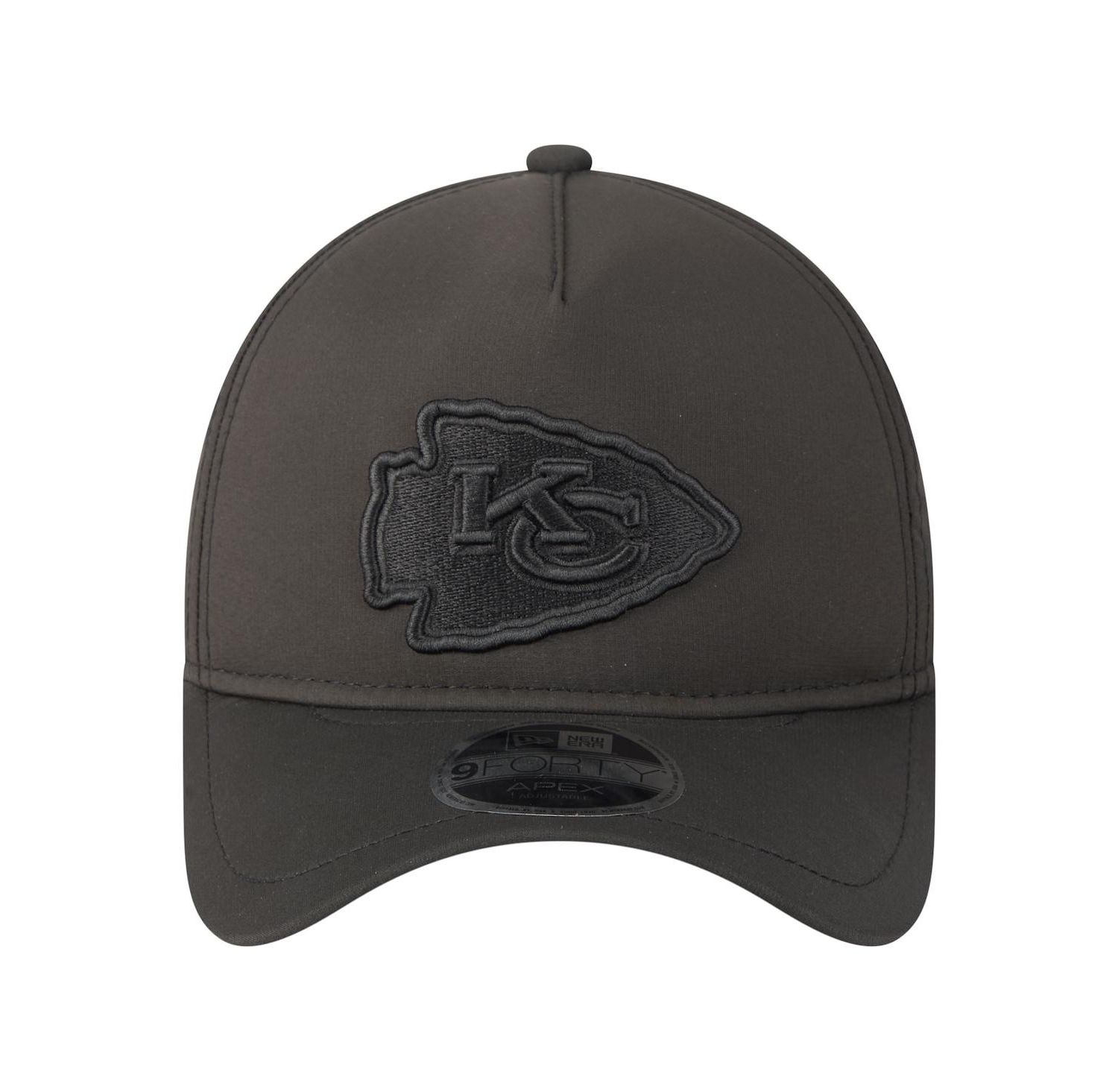 Men's Black Kansas City Chiefs Apex 9FORTY Adjustable Hat