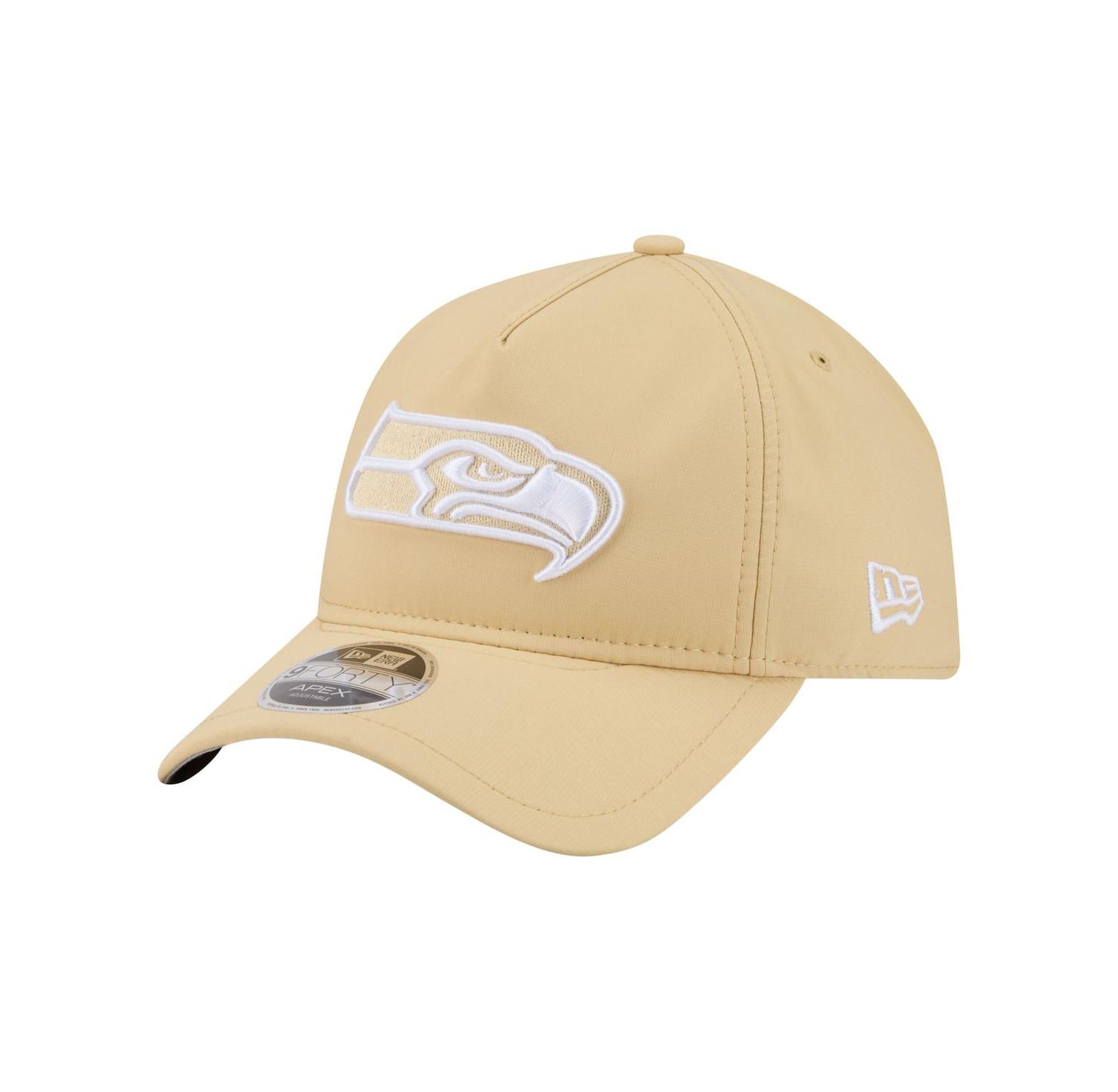 Men's Tan Seattle Seahawks Apex 9FORTY Adjustable Hat