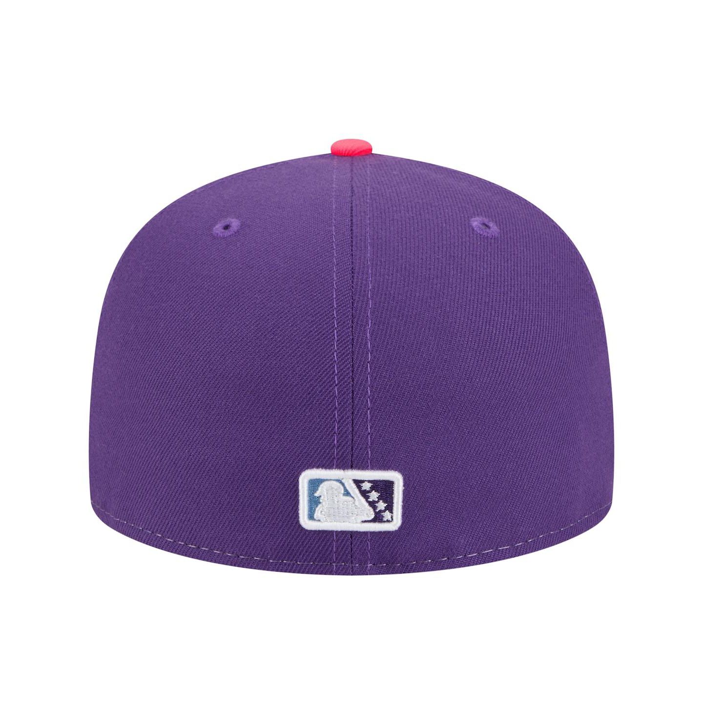 Мужские головные уборы New Era White/Pink Jersey Shore BlueClaws 2026 Copa De La Diversion 59FIFTY Fitted Hat — фото 3