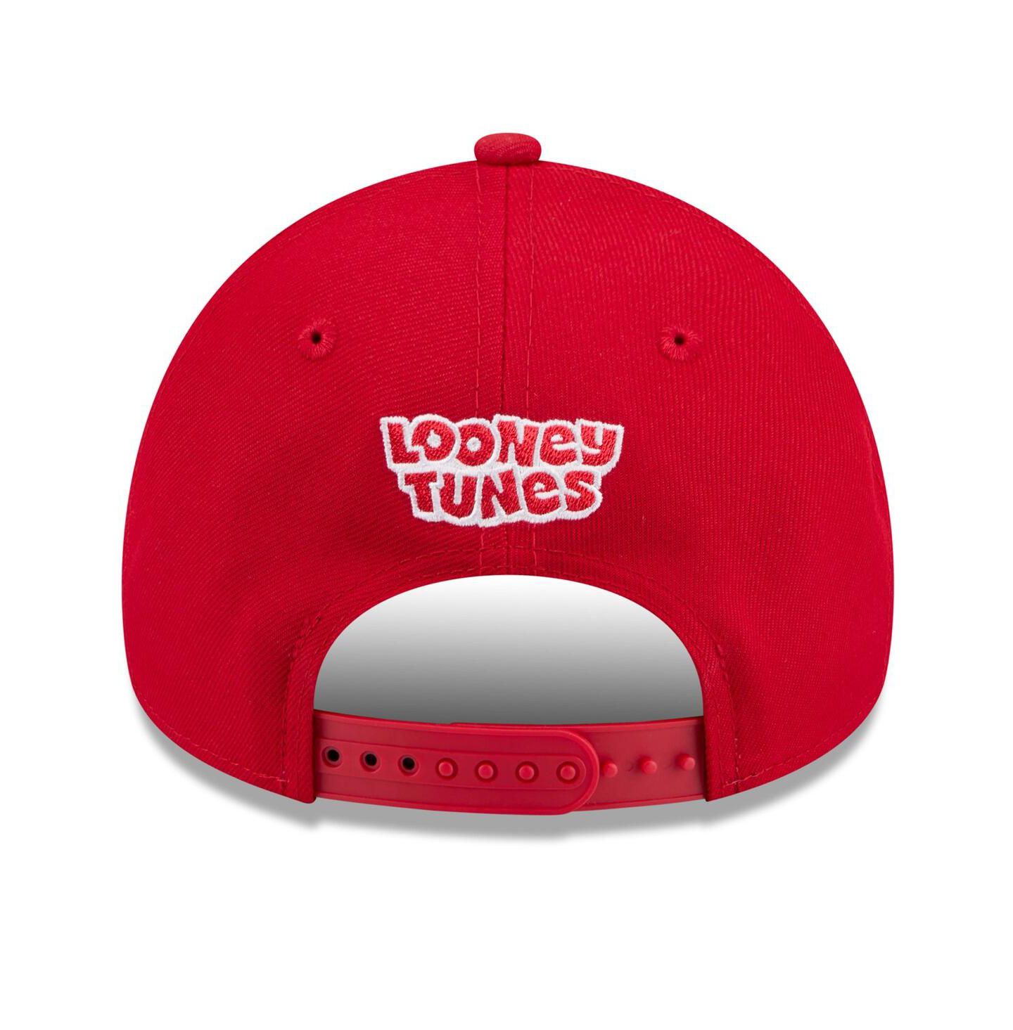 Детская кепка New Era Red Cincinnati Reds Looney Tunes A-Frame 9FORTY Adjustable Hat — фото 2