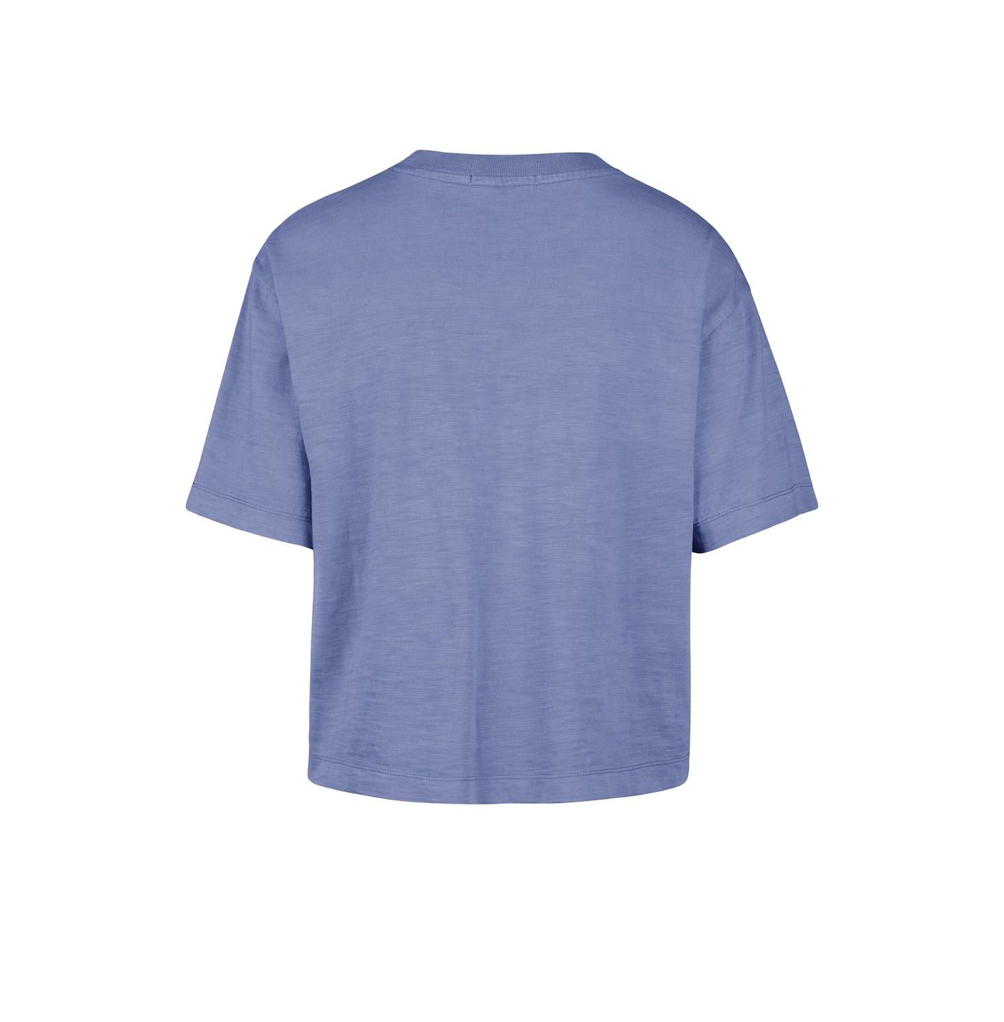 Женская футболка '47 Brand Blue Detroit Lions Cropped Mindi Slub — фото 2