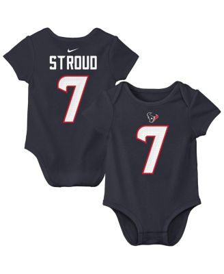 Baby Boys and Girls C.J. Stroud Navy Houston Texans Player Name & Number Bodysuit