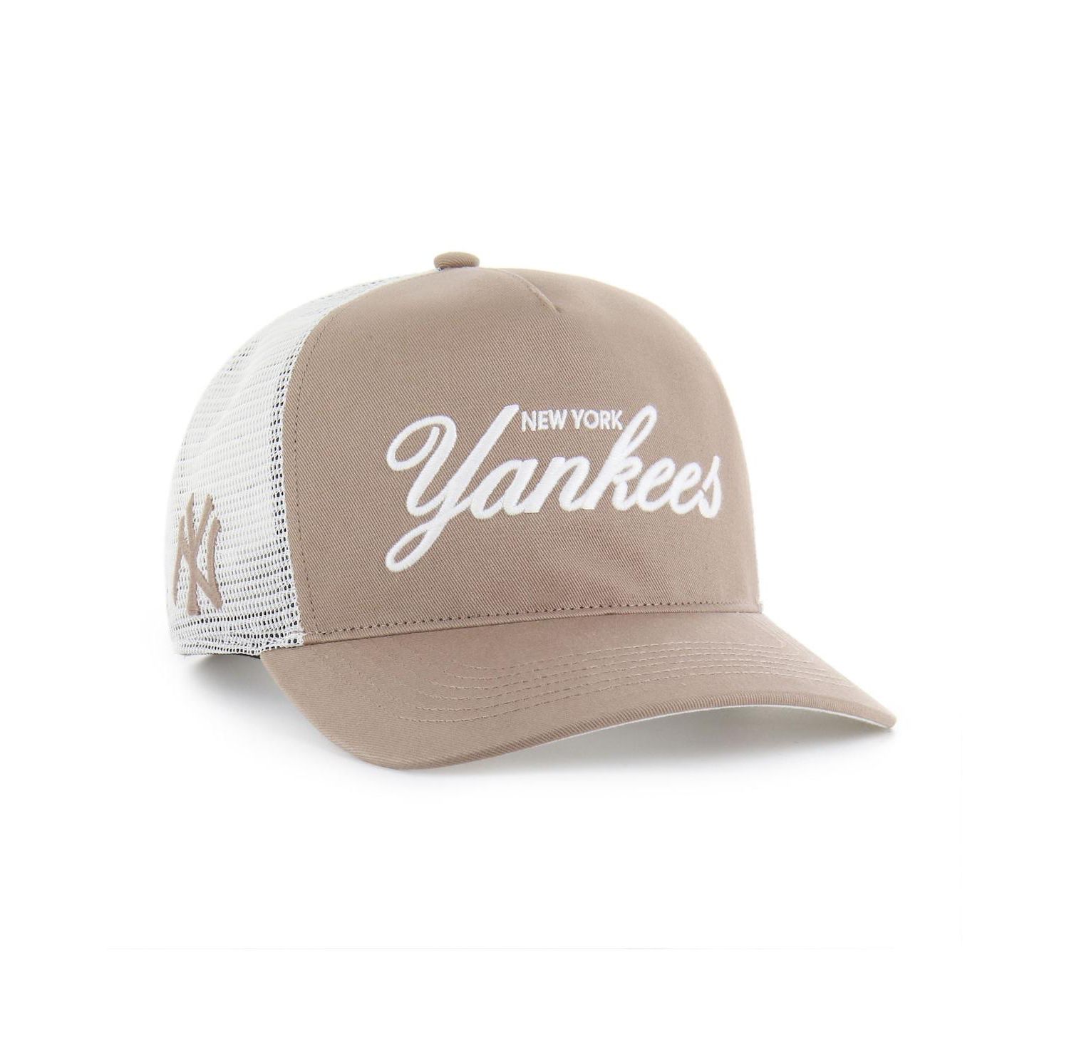 Men's Brown New York Yankees Foundational Mesh Hitch Adjustable Hat