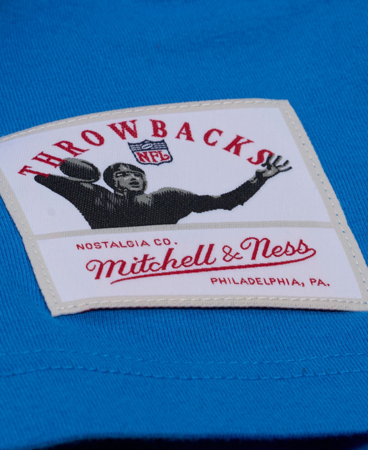 Мужской топ Mitchell & Ness Blue/Silver Detroit Lions Head Coach — фото 2