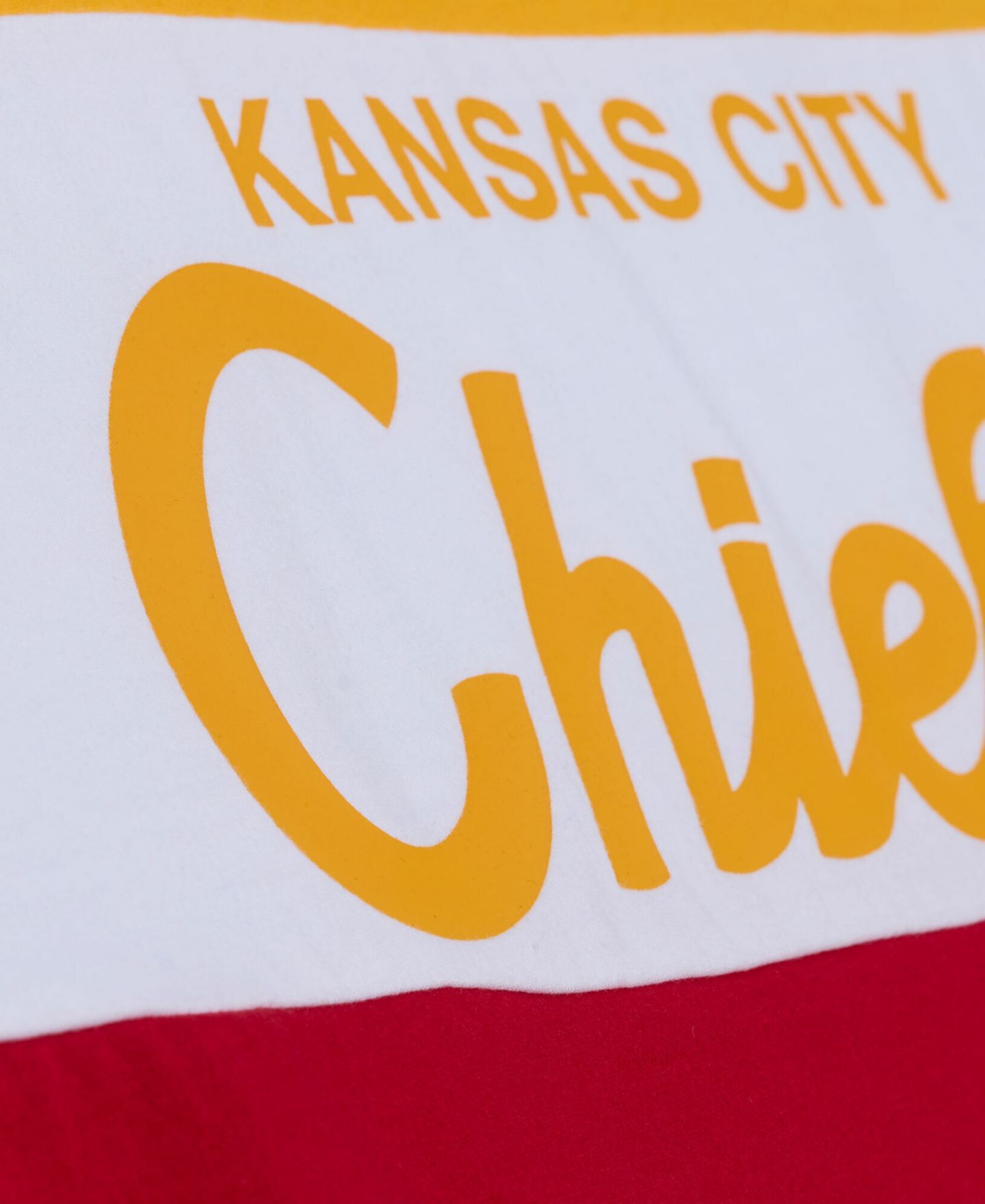 Мужской топ Mitchell & Ness Red/Gold Kansas City Chiefs Head Coach — фото 2