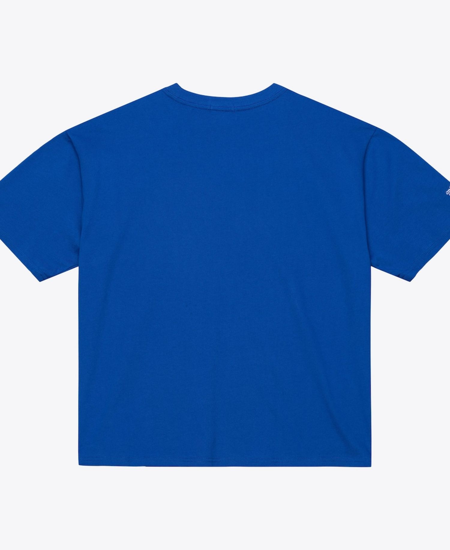 Women's Royal Philadelphia 76ers Hardwood Classics Head Coach T-Shirt
