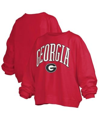 Women's Red Georgia Bulldogs Plus Size Nelson Janise Sweatshirt