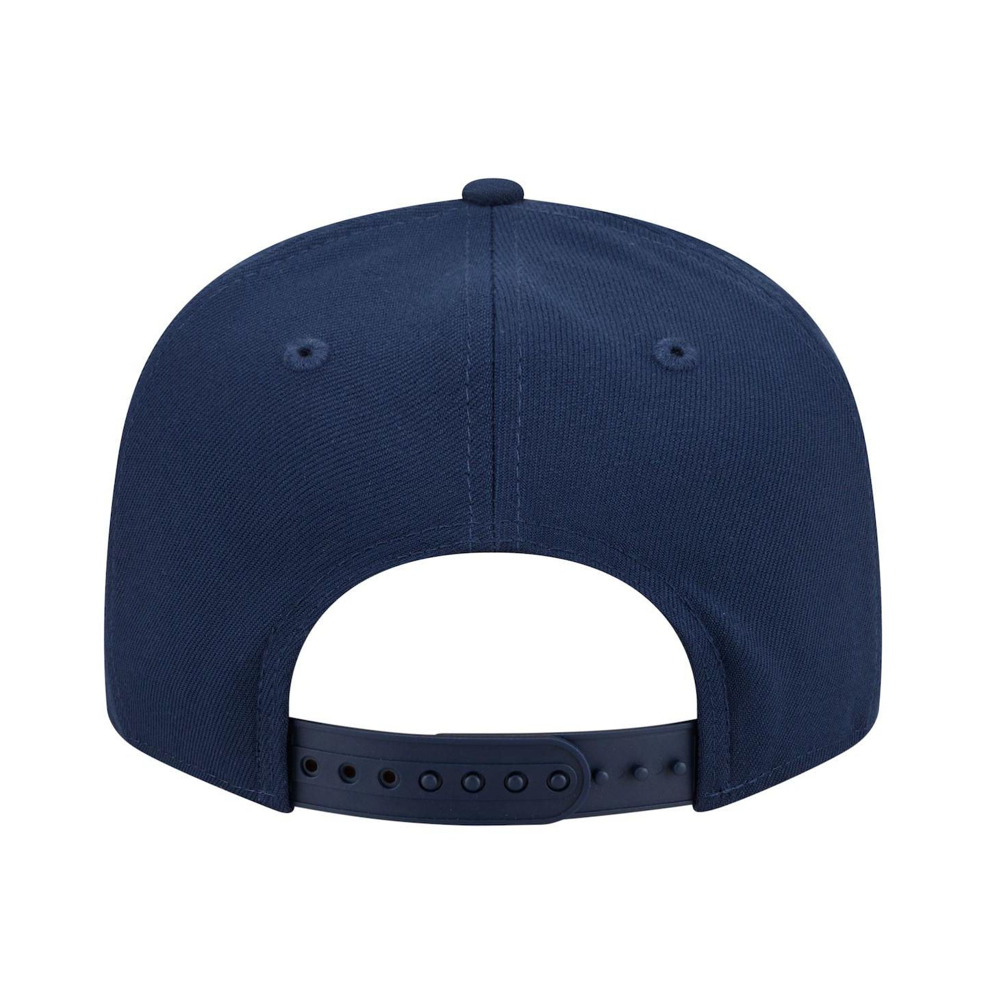 Мужская кепка New Era Navy New England Patriots 9FIFTY Snapback Hat — фото 2