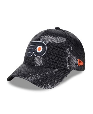 Women's Black Philadelphia Flyers Sequin 9FORTY Adjustable Hat