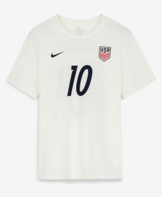 Nike Men's Christian Pulisic Cream USMNT Home Name & Number T