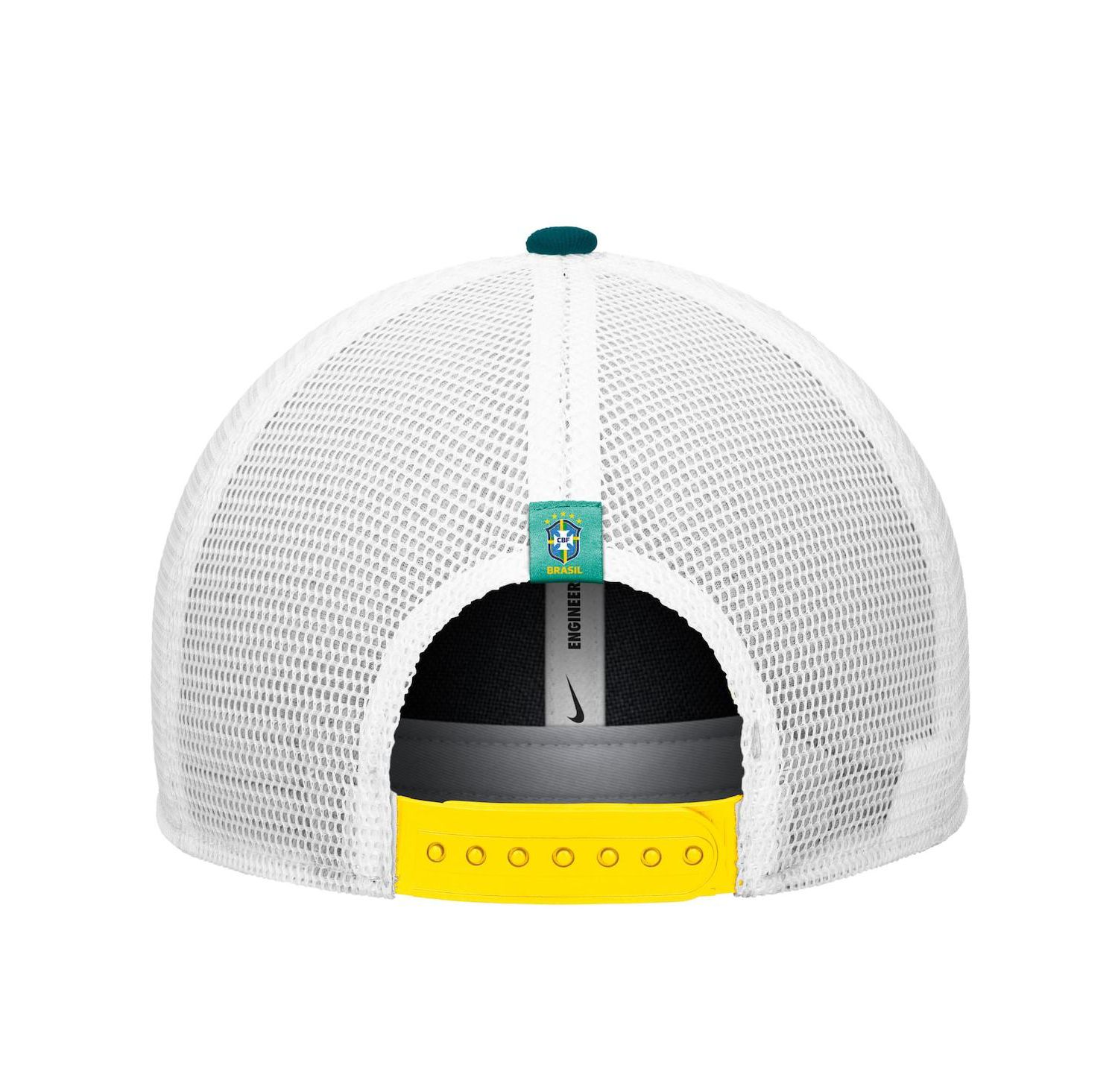 Men's Green Brazil National Team Rise Rope Trucker A-Frame Adjustable Hat