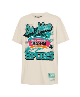 Big Boys and Girls Natural San Antonio Spurs Hardwood Classics Retro Vibe T-Shirt