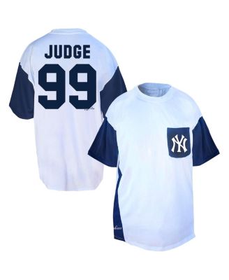 Men's Aaron Judge White/Navy New York Yankees Big & Tall Player Name & Number T-Shirt