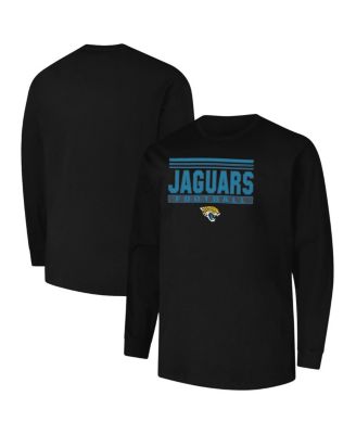 Men's Black Jacksonville Jaguars Big & Tall Pop Long Sleeve T-Shirt