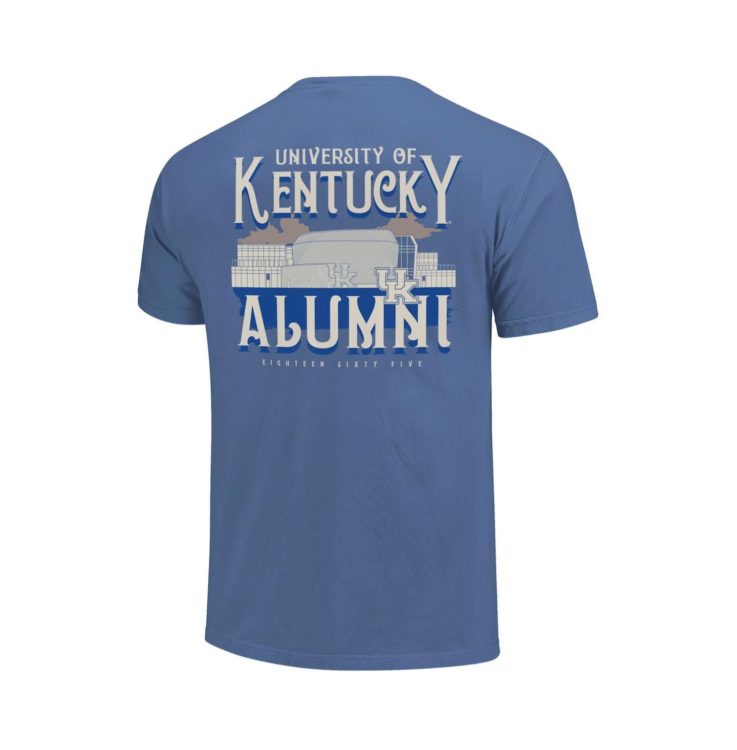 Футболка Image One Royal Kentucky Wildcats Comfort Colors Campus Alumni — фото 2