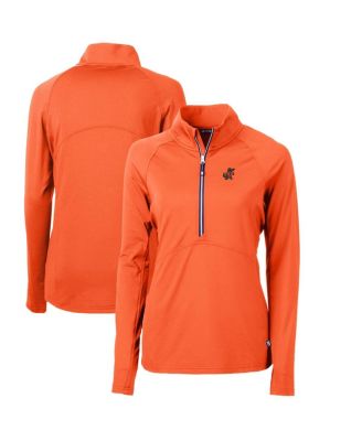 Women's Orange Florida Gators Adapt Eco Knit Stretch Half-Zip Pullover Top