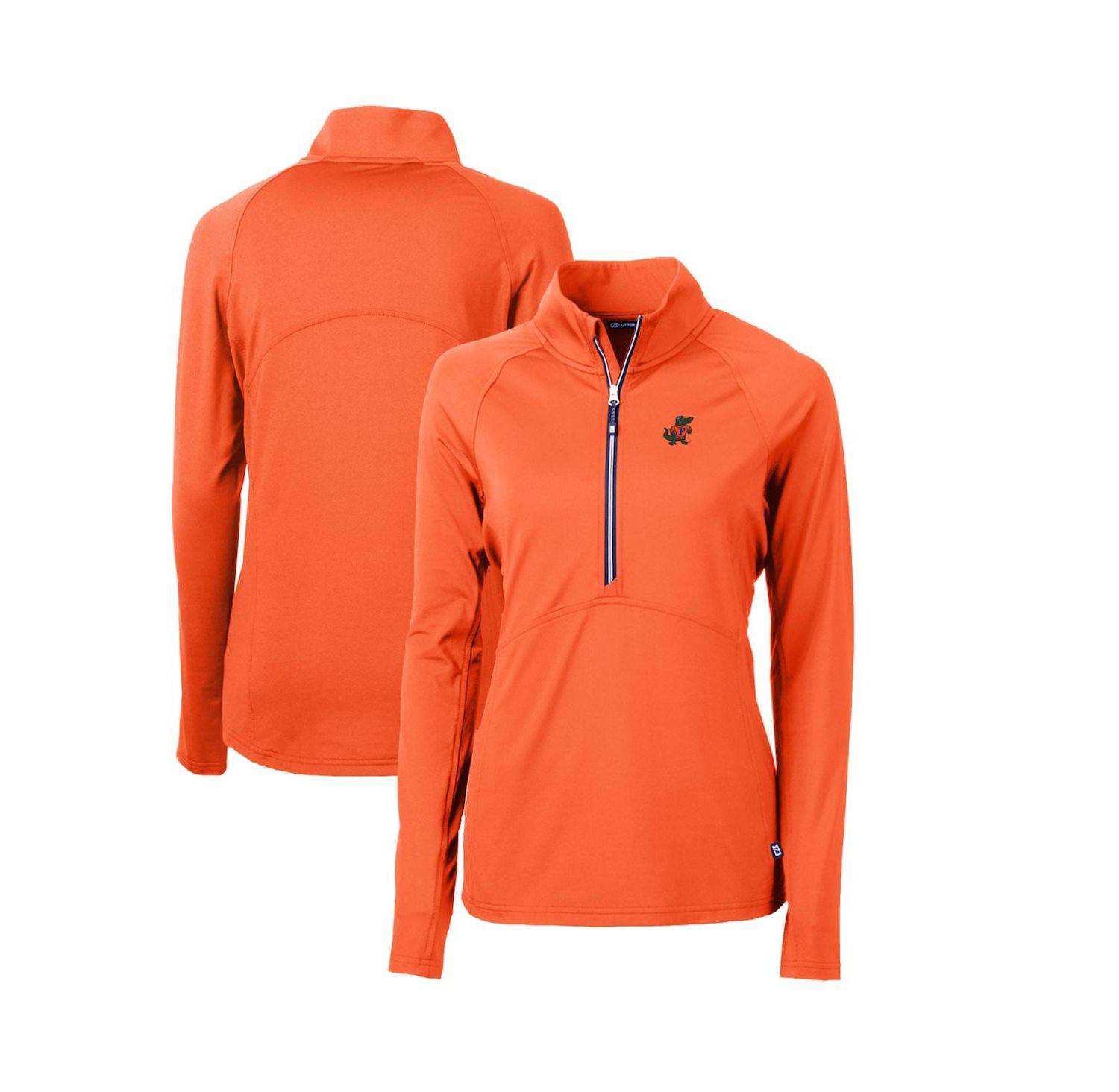 Women's Orange Florida Gators Adapt Eco Knit Stretch Half-Zip Pullover Top