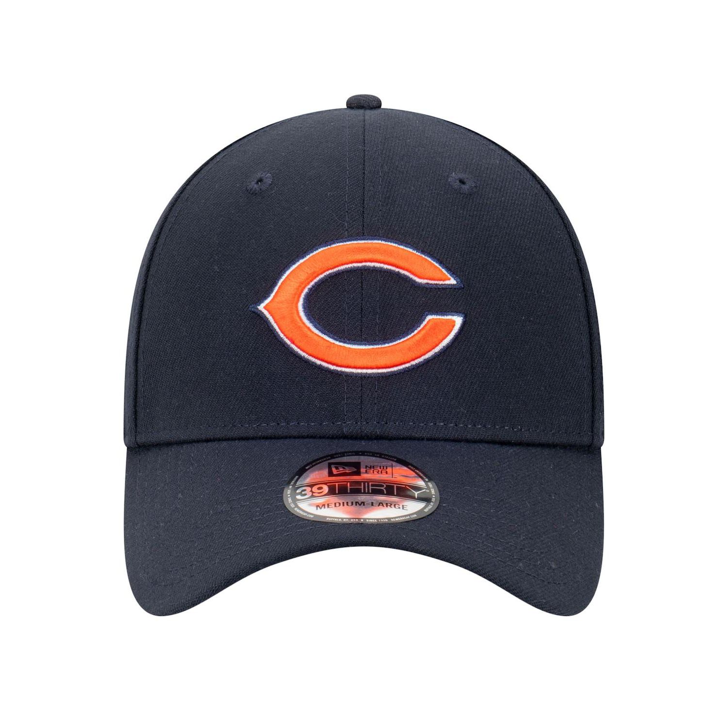 Men's Navy Chicago Bears Core Team 39THIRTY Flex Hat
