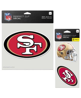 San Francisco 49ers Three-Pack Perfect Cut Decal Sheet