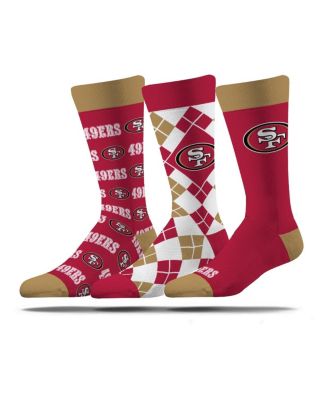Men's and Women's 3-Pack San Francisco 49ers Business Knit Crew Socks