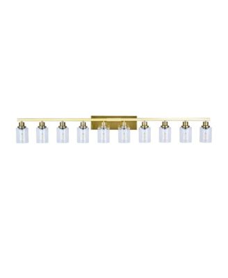 52 Inch 10 Light Modern Bathroom Vanity Light for Mirror Wall Lighting for Bedroom Living Room