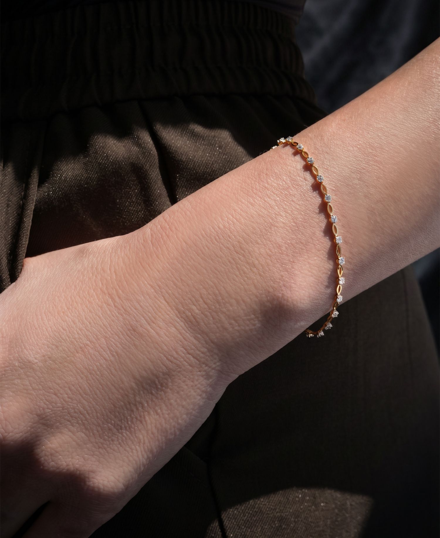 Diamond Bracelet (1 ct. t.w.) in 10k Yellow Gold