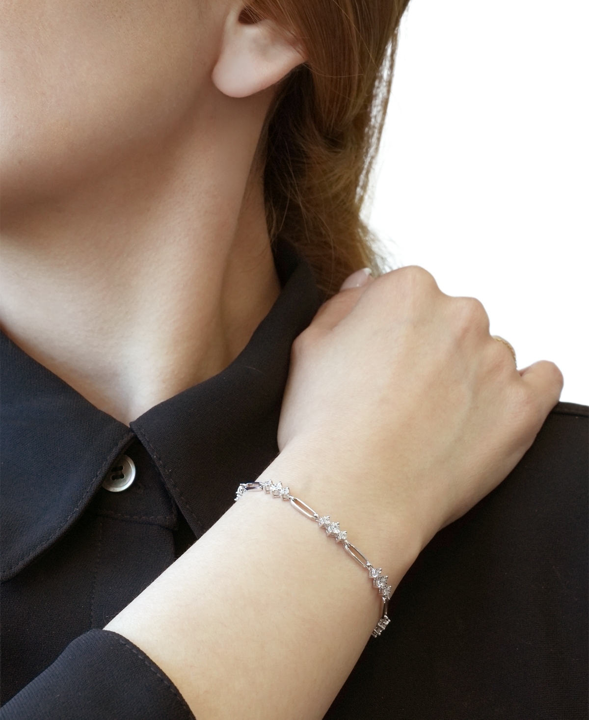 Macy's Diamond (1/2 ct. t.w.) Bracelet in Sterling Silver