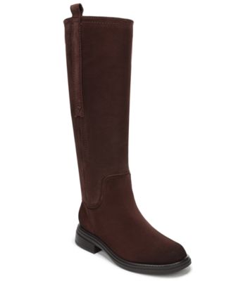Women's Olive Zipper Tall Boots