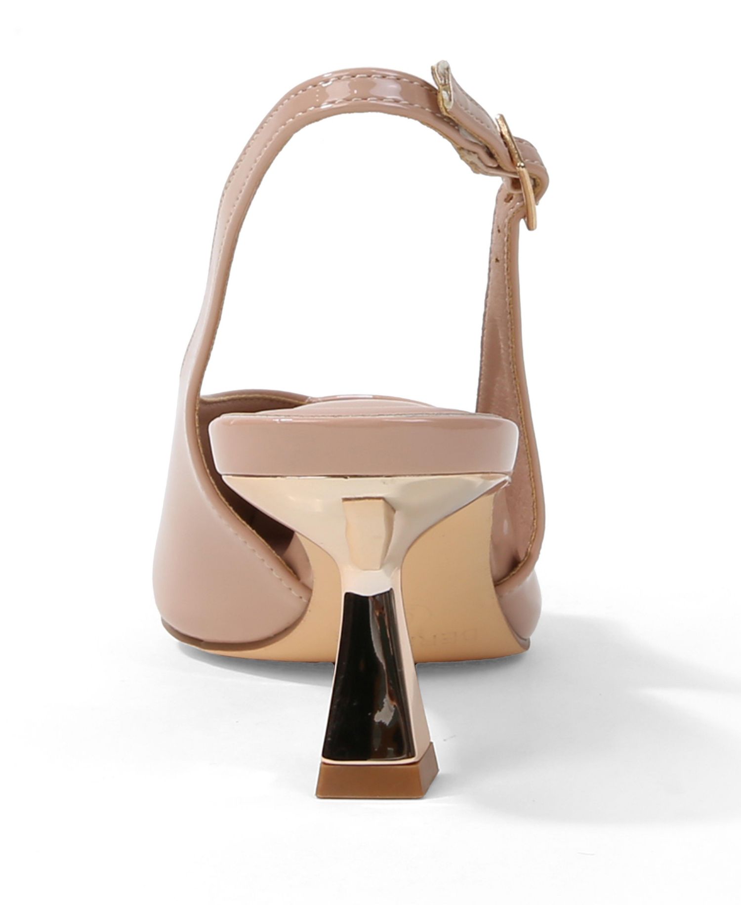 Women's Patent Heels and Toe Cap Slingback Pumps