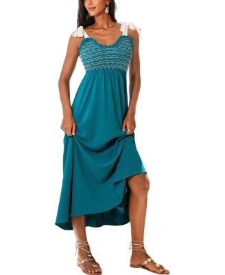 Women's Vacation Drama Maxi Beach Dress