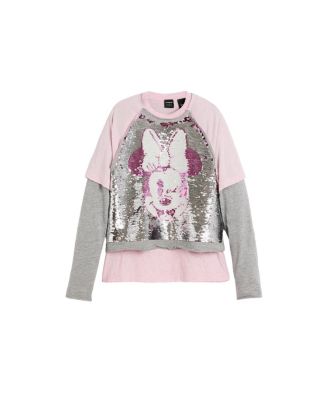 Girls's Minnie Mouse sequin T-shirt