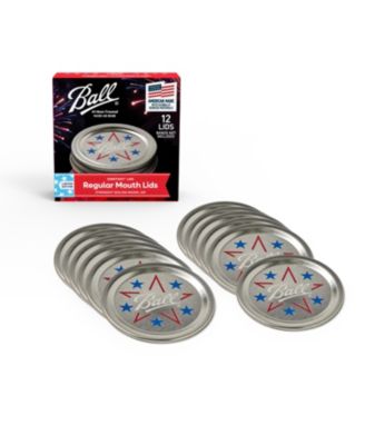 Limited Edition Americana Mason Jar Lids, Regular Mouth Lids for Mason Jars