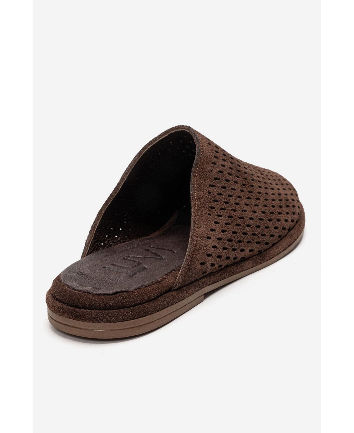 Forever and Always Shoes Melara Leather Slip On Mule