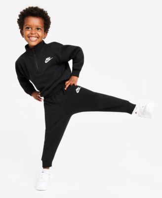 Boys' 4-7 Logo Detail Sweatshirt and Pants, 2-Piece Set