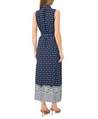vince camuto blue dress Women's 4 Teir Maxi Classic Navy Medium at Amazon Women's Clothing store None/Pullover Vince Camuto Women's Sleeveless Maxi