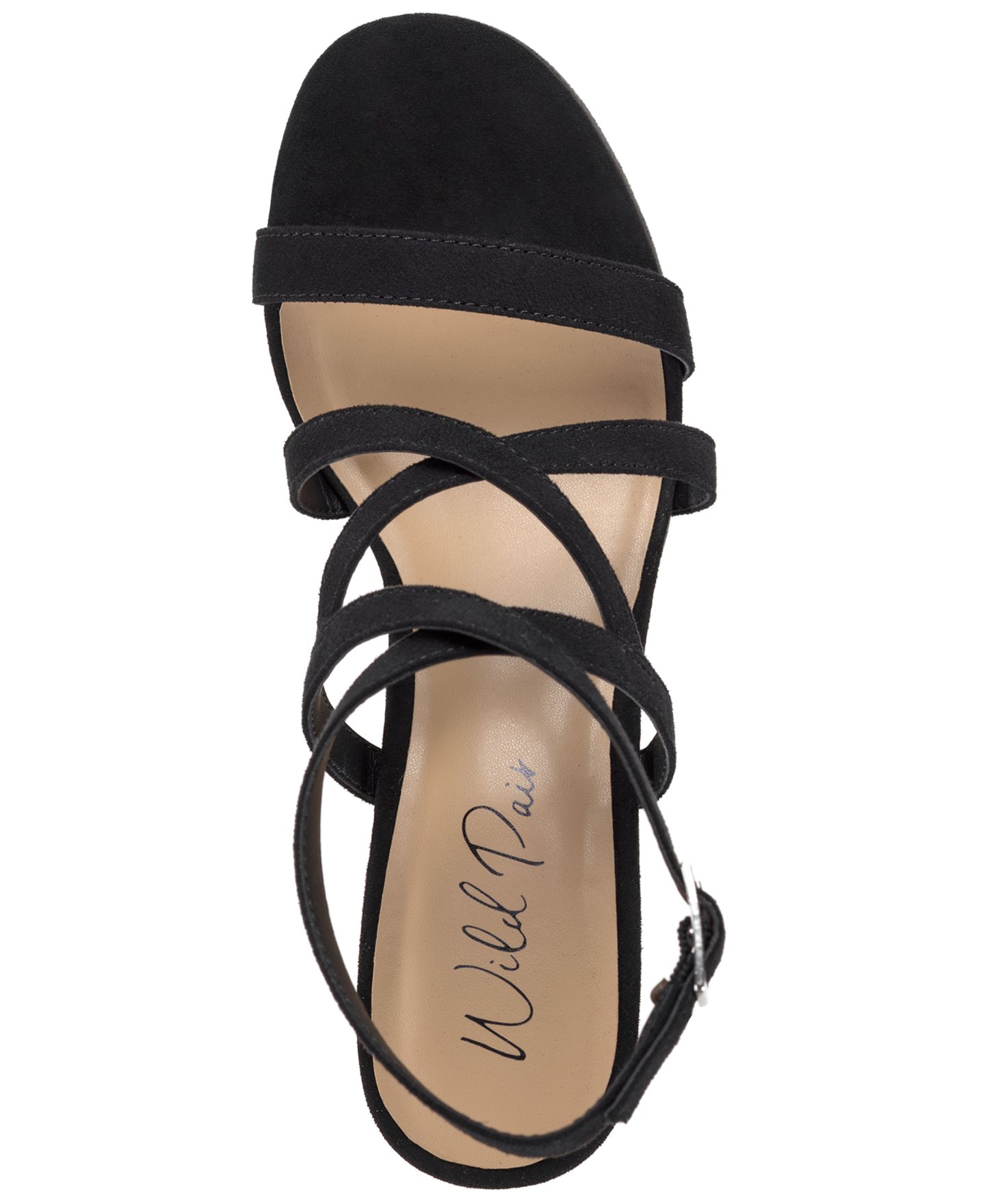 Женские сандалии Wild Pair Keely Strappy Platform Dress Sandals, цвет: Чёрный — фото 4