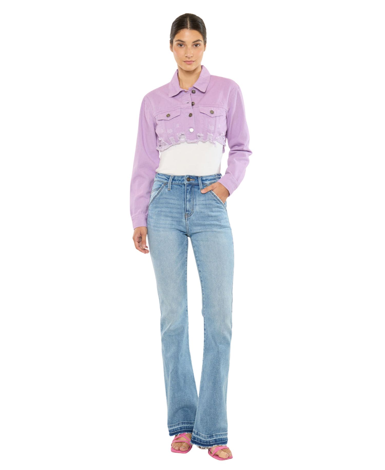 Women's USA Aimmes High Rise Flare Jeans