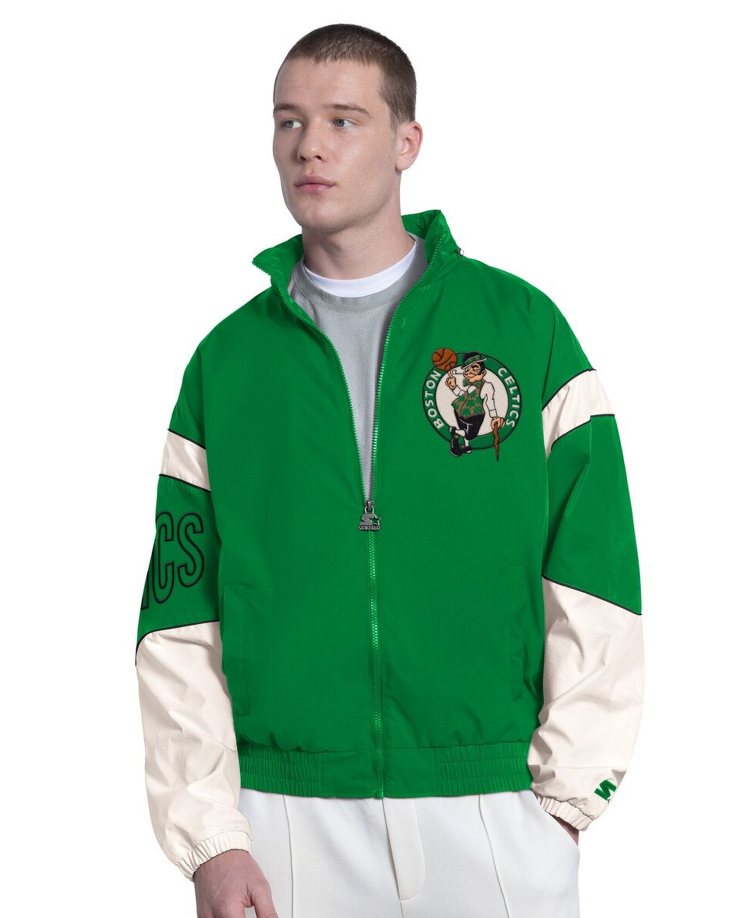 Men's Green Boston Celtics The Gust Full-Zip Hooded Jacket