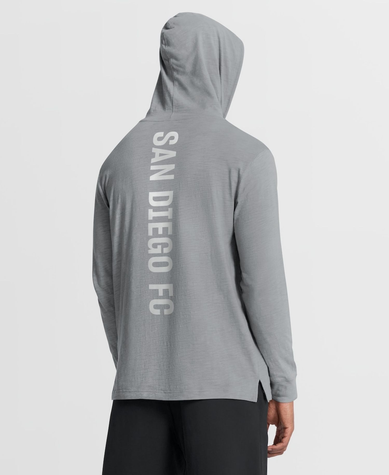 Men's Gray San Diego FC Unending Practice Transitional Slub Hoodie