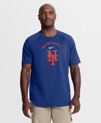 Men's Royal New York Mets Authentic Collection Batting Practice Pre-Game Raglan Dri-FIT T-Shirt